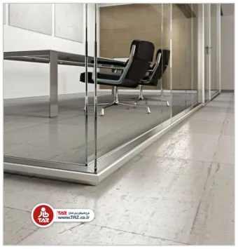 Combined office partition (glass, aluminum)