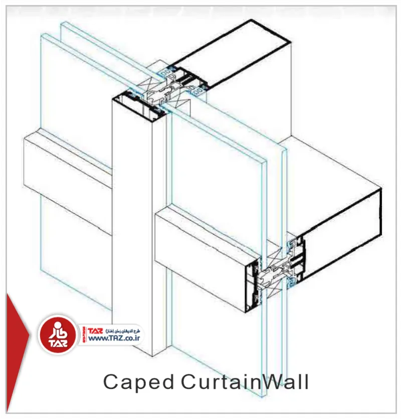 پروفیلهای کرتین وال ( گپ دار )