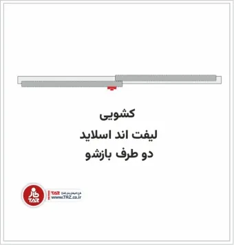 درب و پنجره آلومینیومی لیفت اند اسلاید دو طرفه