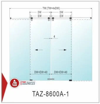 درب متحرک سری: TAZ-8600A-1