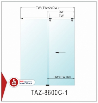 درب متحرک سری: TAZ-8600C-1