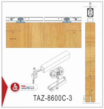 درب متحرک سری: TAZ-8600C-3